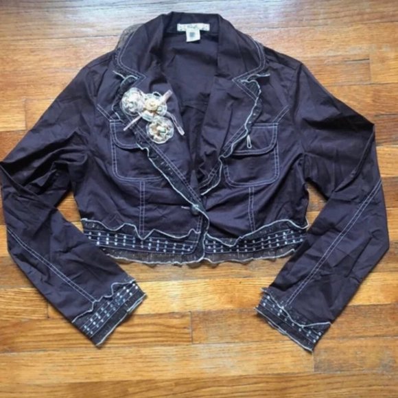 Vintage Brown Light Jacket - Picture 1 of 3